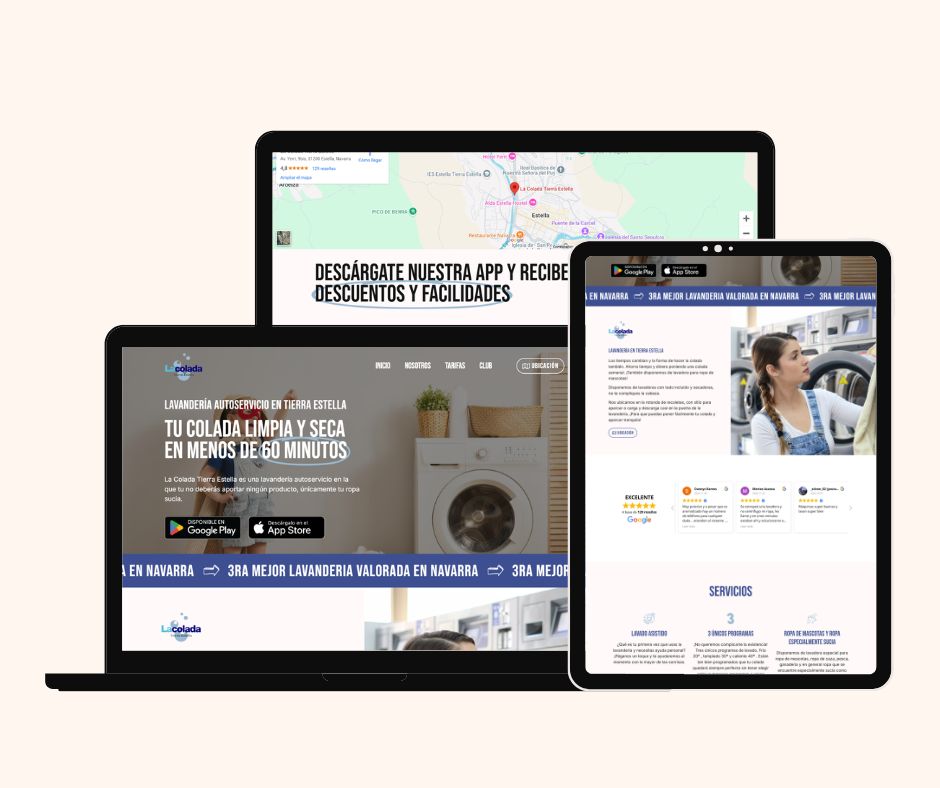 diseño web empresa colada
