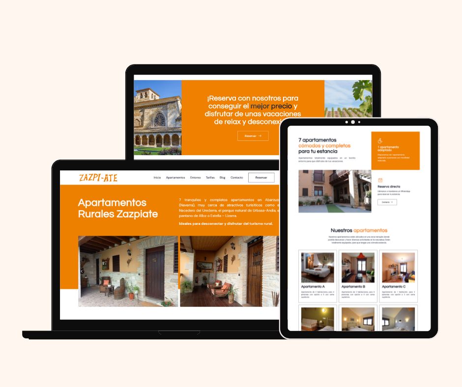 diseño web apartamentos rurales