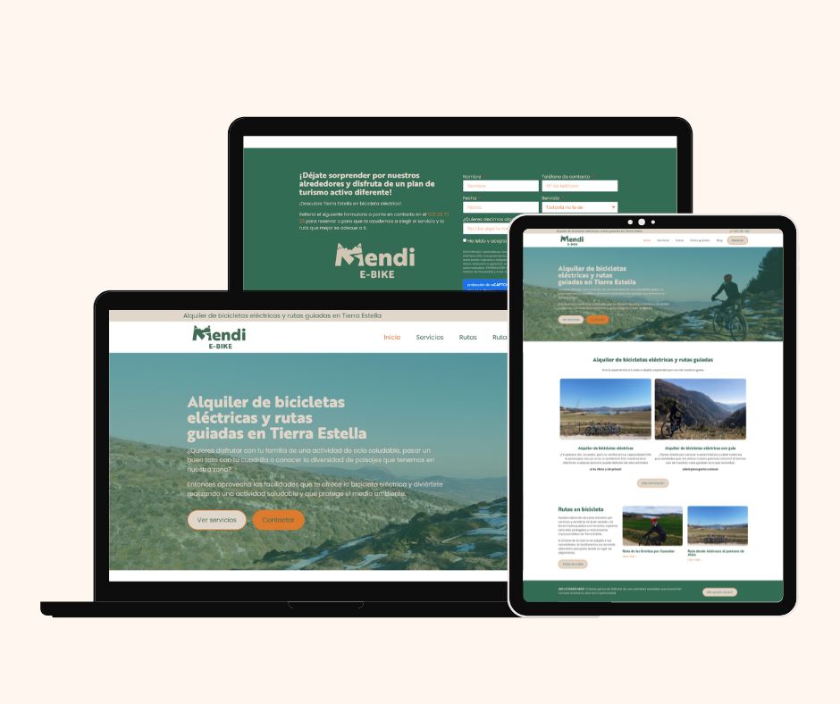 diseño web empresa bicicletas