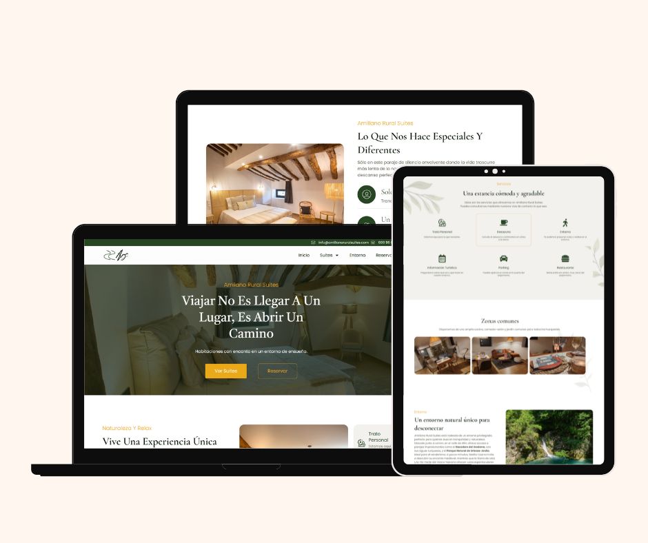 diseño web hostal rural