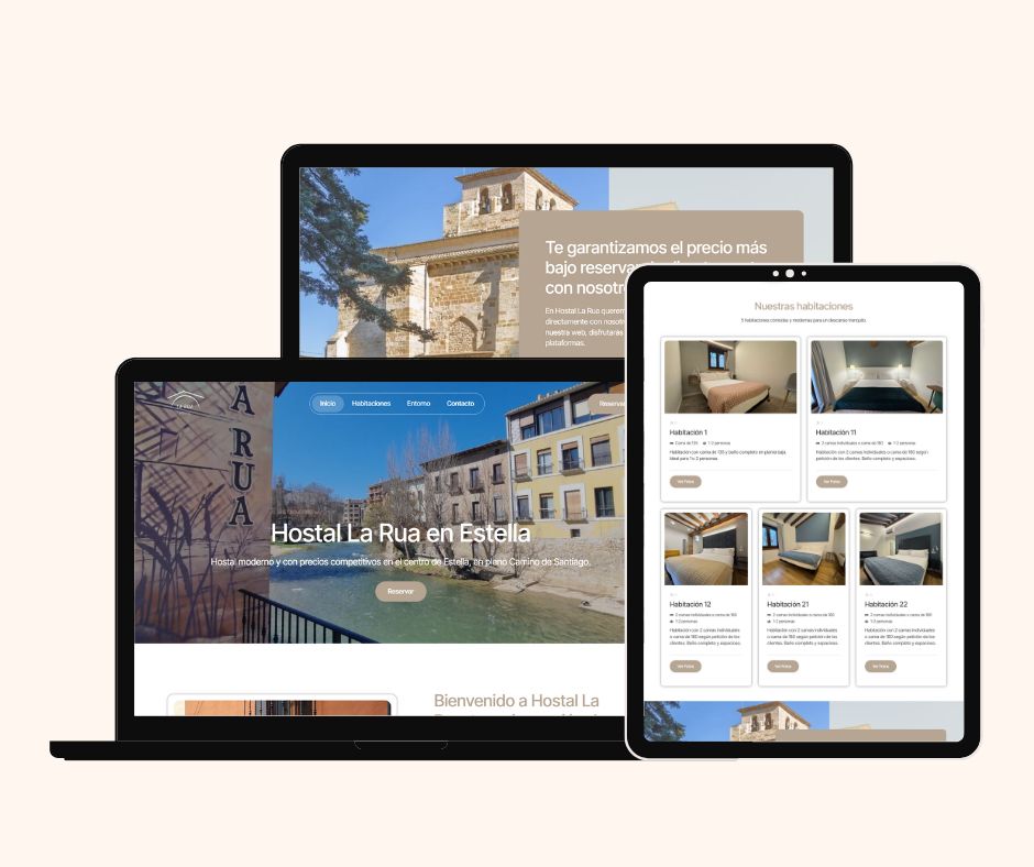 diseño web hostal estella