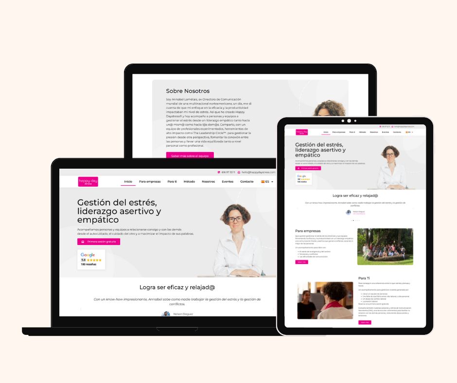 diseño web coachiing