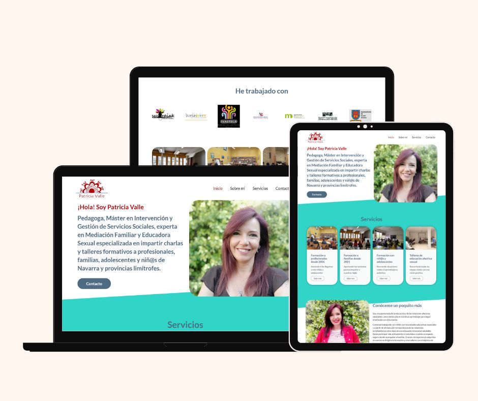 diseño web pedagoga